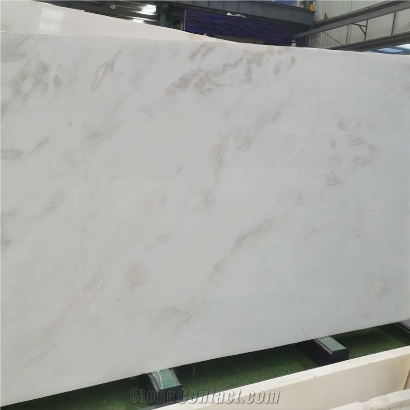 Top Quality Milan White Marble Big Slab For Wall And Floor