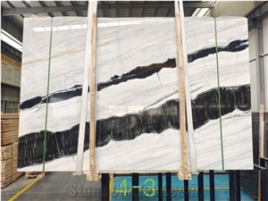 China Panda White Marble Polishing Tiles And Slabs