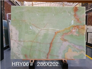 Natural Light Green Onyx Stone Backlit Tiles