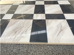 Black And White Marble Composite Ceramic Tile Wall Floor