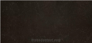 Black Classic Artificial Quartz Slab & Tile