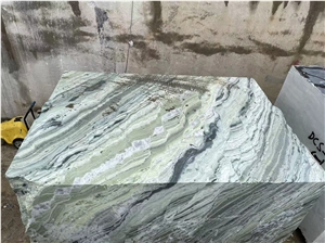 Shangri La Jade Green Marble Blocks
