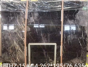 Berlin Dark Grey Marble Slab