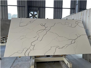 Calacatta White Quartz Slabs EGA3008