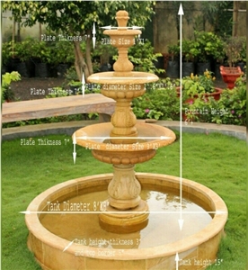 Natural Sandstone Water Fountain