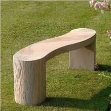 Sandstone Outdoor Stone Bench