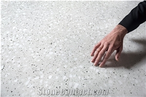 Fatiya Artificial Terrazzo White Slab Wall Tile Floor Tile