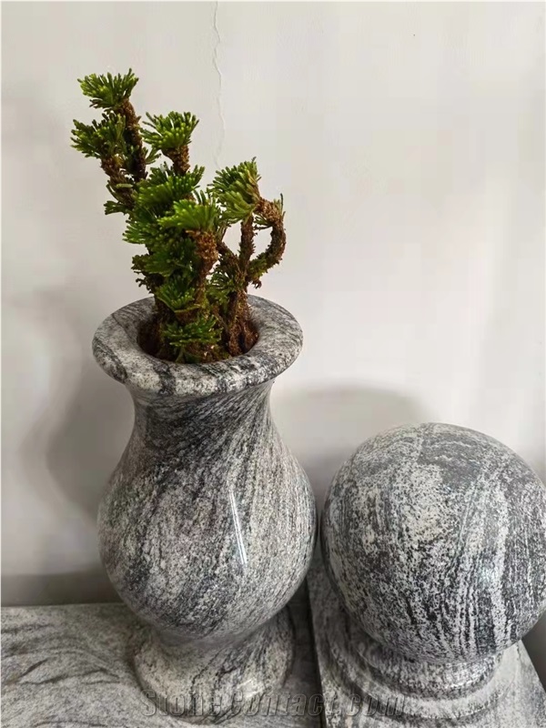 Stone Polished Home Decorative Vase Interior Flower Pots