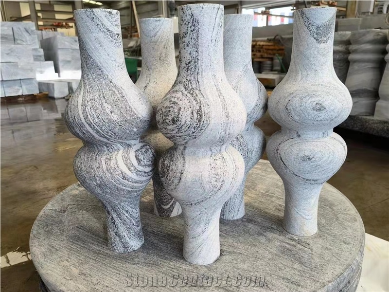 Stone Polished Home Decorative Vase Interior Flower Pots
