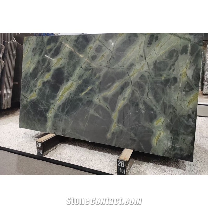 Custom China Export Striped Apple Dark Green Marble