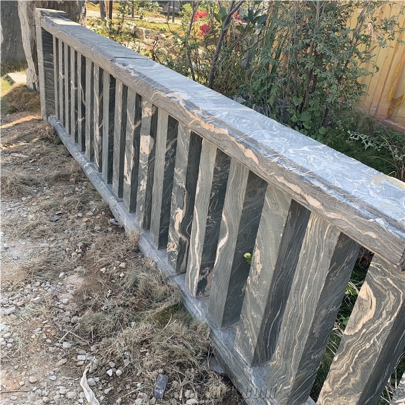 Custom Factory Direct Granite Handrail Outdoor Balustrade