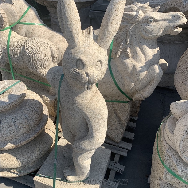 Factory Price Granite Animal Sculpture Outdoor Decorative