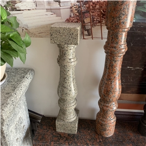Granite Balcony Polished Granite Landscape Baluster