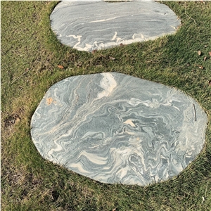 Green Granite Stepping Stone Crazy Paving For Outdoor Garden