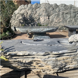 Hot Sales Landscaping Outdoor Decorative Stone Carved Table