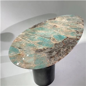 Modern Design Amazon Green Quartzite Table For Home Hotel