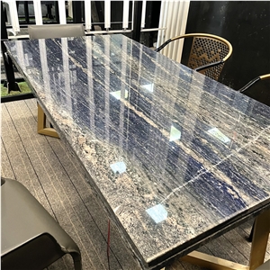 Modern Design Luxury Stone Dining Table Rectangle For Home