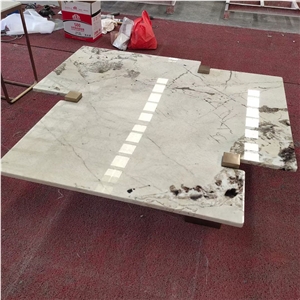 New Design Irregular Shape Natural Stone Table Living Room