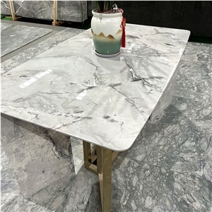 Top Quality Grey Marble Table For Home Hotel Furniture Decor