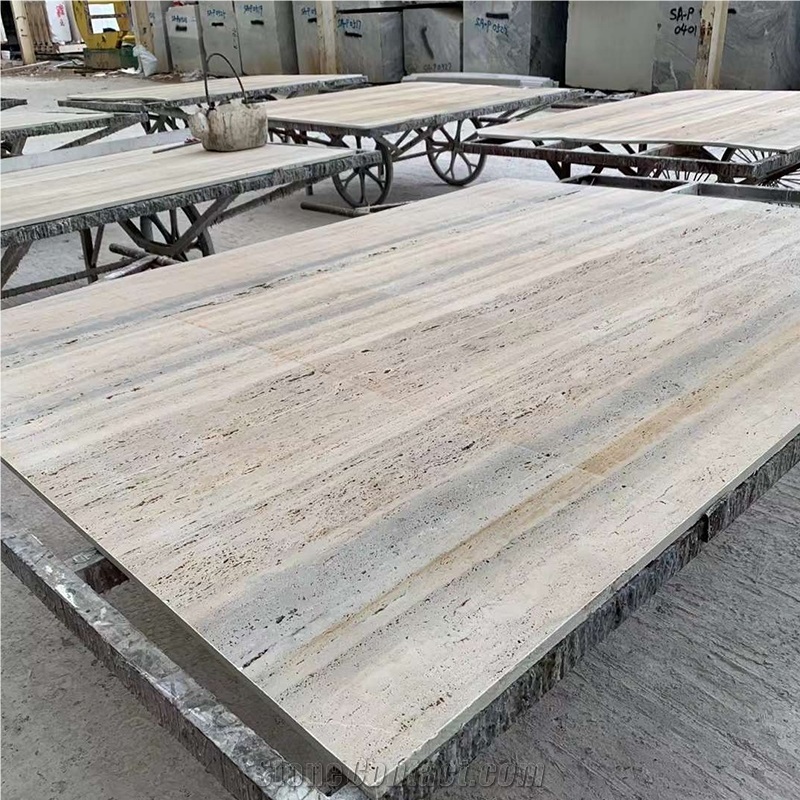 Top Quality Silver Travertine Tile For Outdoor Wall Cladding