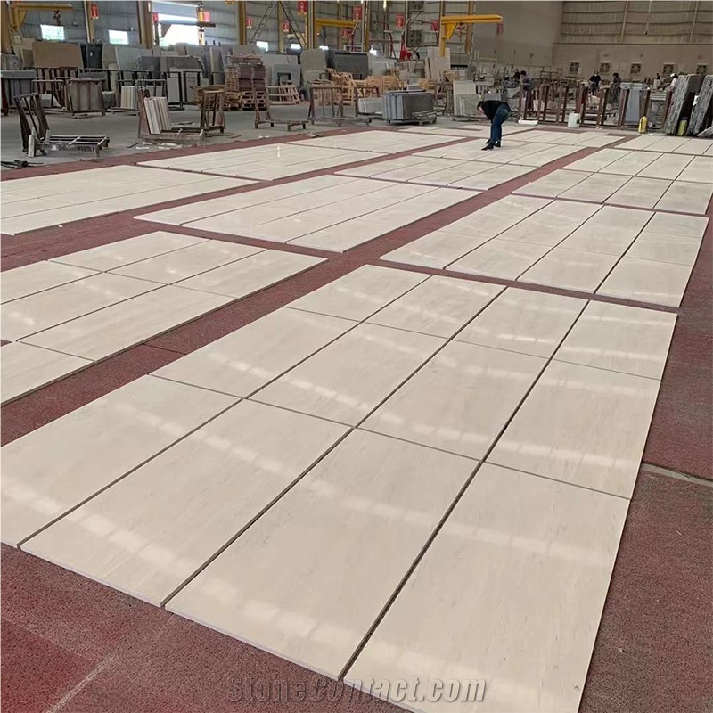 Wholesale China Fossil Wood Marble Floor Tile For Hotel Home