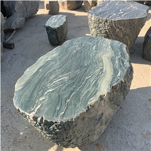 Wholesale Green Granite Table Set Garden Furniture Outdoor