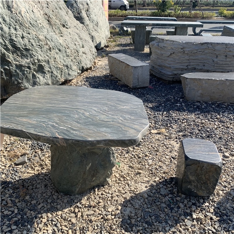 Wholesale Outdoor Garden Granite Tables Benches And Chairs