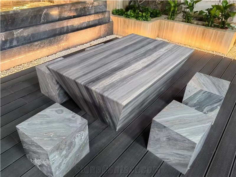 Stone Design Hotel Furniture Marble Viola Factory Cafe Table