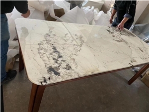 Stone Restaurant Table Top Granite Patagonia Inlaid Work Top