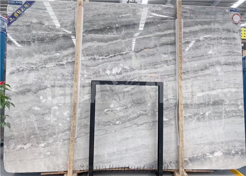 China Floor And Wall Tiles Polished Yabo Grey Marble
