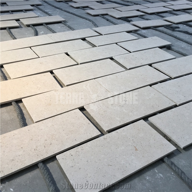 Exterior Portugal Beige Limestone Floor Tiles