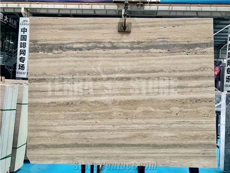 Hot Sale Italy Competitive Silver Grey Hole Marble