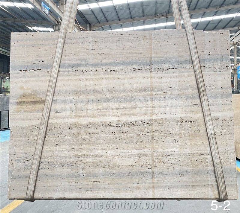 Hot Sale Italy Competitive Silver Grey Hole Marble
