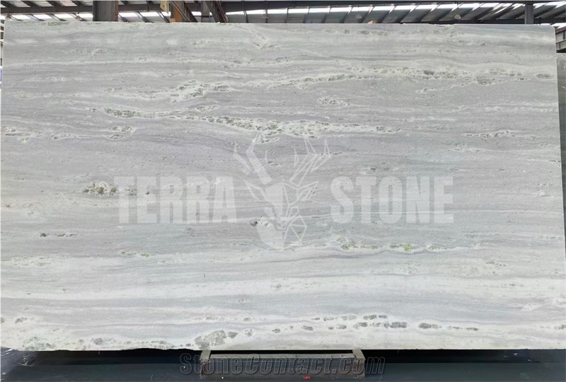 Ice Age Marble Wall Installation For Wall And Floor