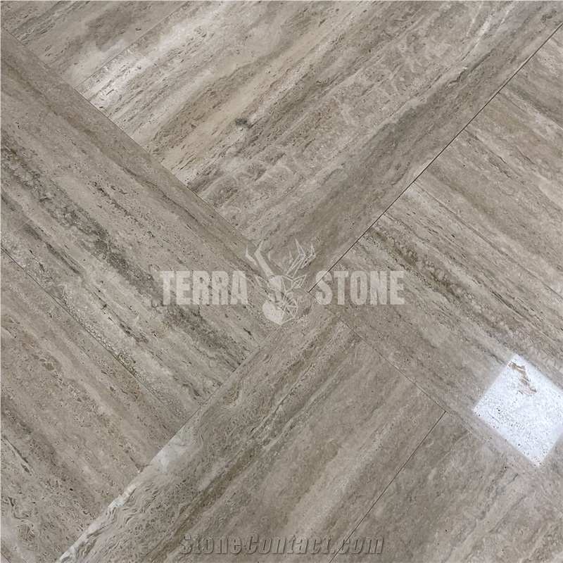 Silver Travertine Wall Tile 12"X12" Stone Floor Tiles