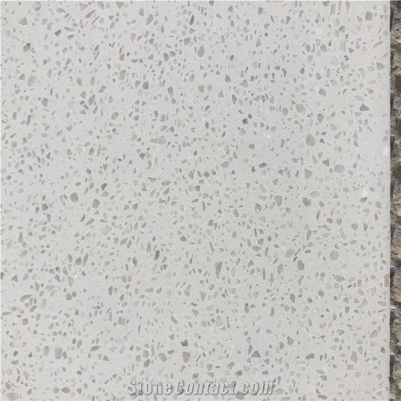 Bianco Carrara Terrazzo Popular White Terrazzo Cement Floor
