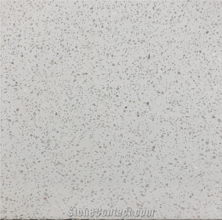 Bianco Carrara Terrazzo Popular White Terrazzo Cement Floor