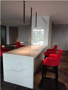 Calacatta White Sintered Stone Kitchen Tops