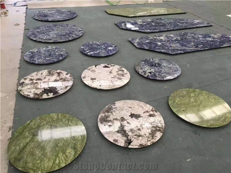 Sodalite Blue Sintered Stone Table Tops
