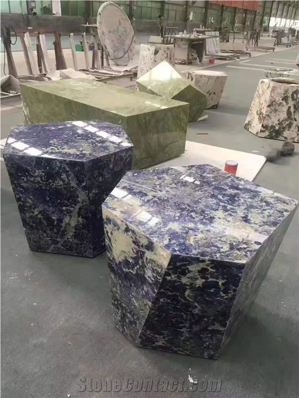 Sodalite Blue Sintered Stone Table Tops