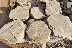 Cheap Landscaping Beige Stone Stepping Stones Split Face