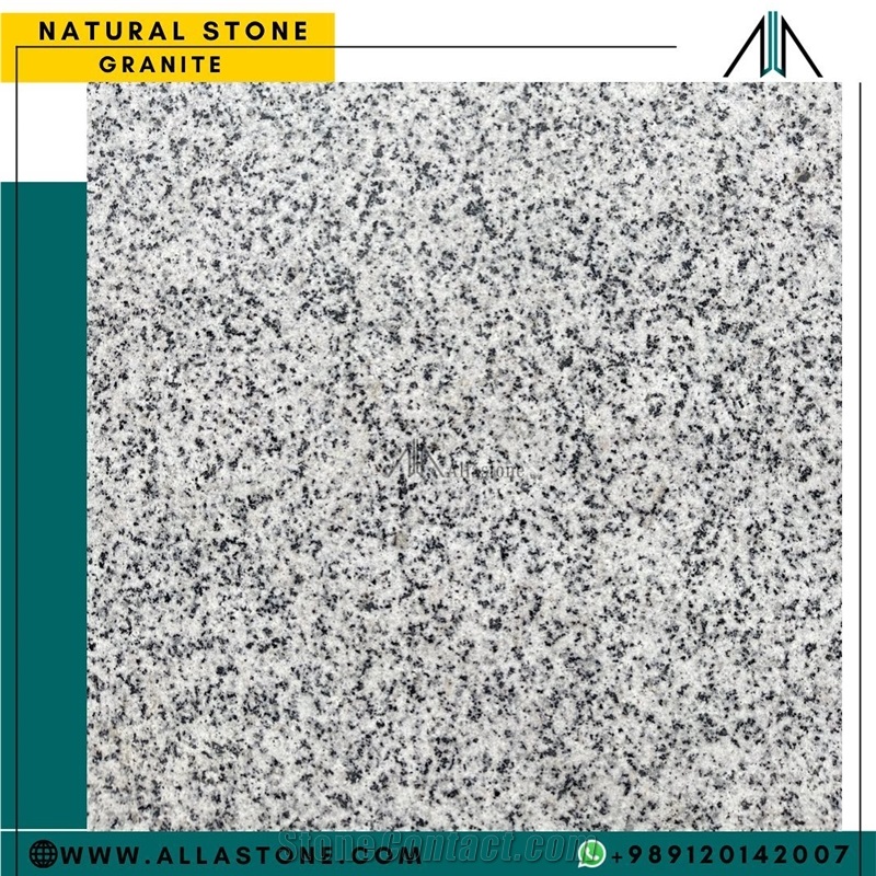White Natanz Granite Slabs, Tiles