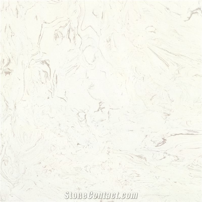 Absolute White Artificial Marble Slabs