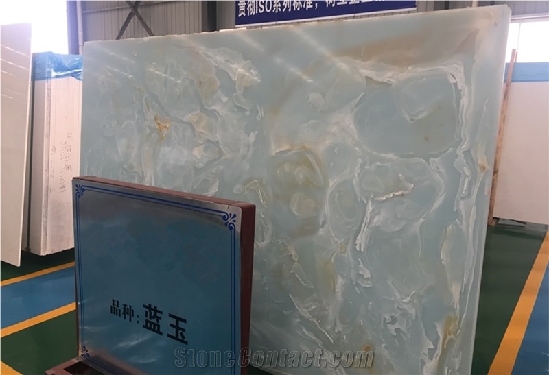 Artificial Onyx Slabs For Hotel Project