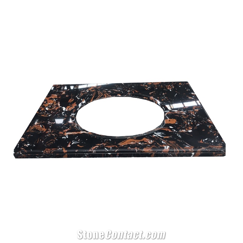Artifiical Marble Bathroom Countertop Solid Surface