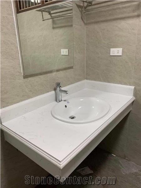 Carrara White Bathroom Vanity Top Factory Good Price