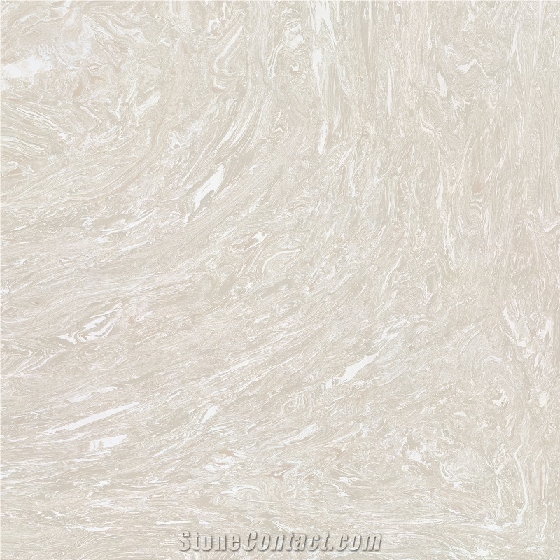Honed Surface Artificial Marble Walling For Market Project