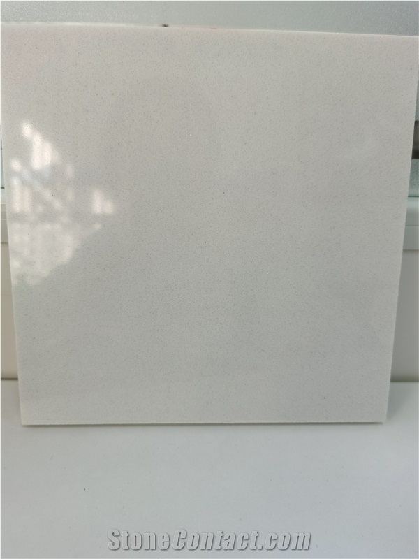 Snow White Pure White Artificial Mable Slabs Low Price
