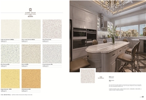 Solid Surface Artificial Quartz Kitchen Countertop