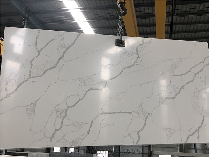 Super White Quartz Slabs Solid Surface